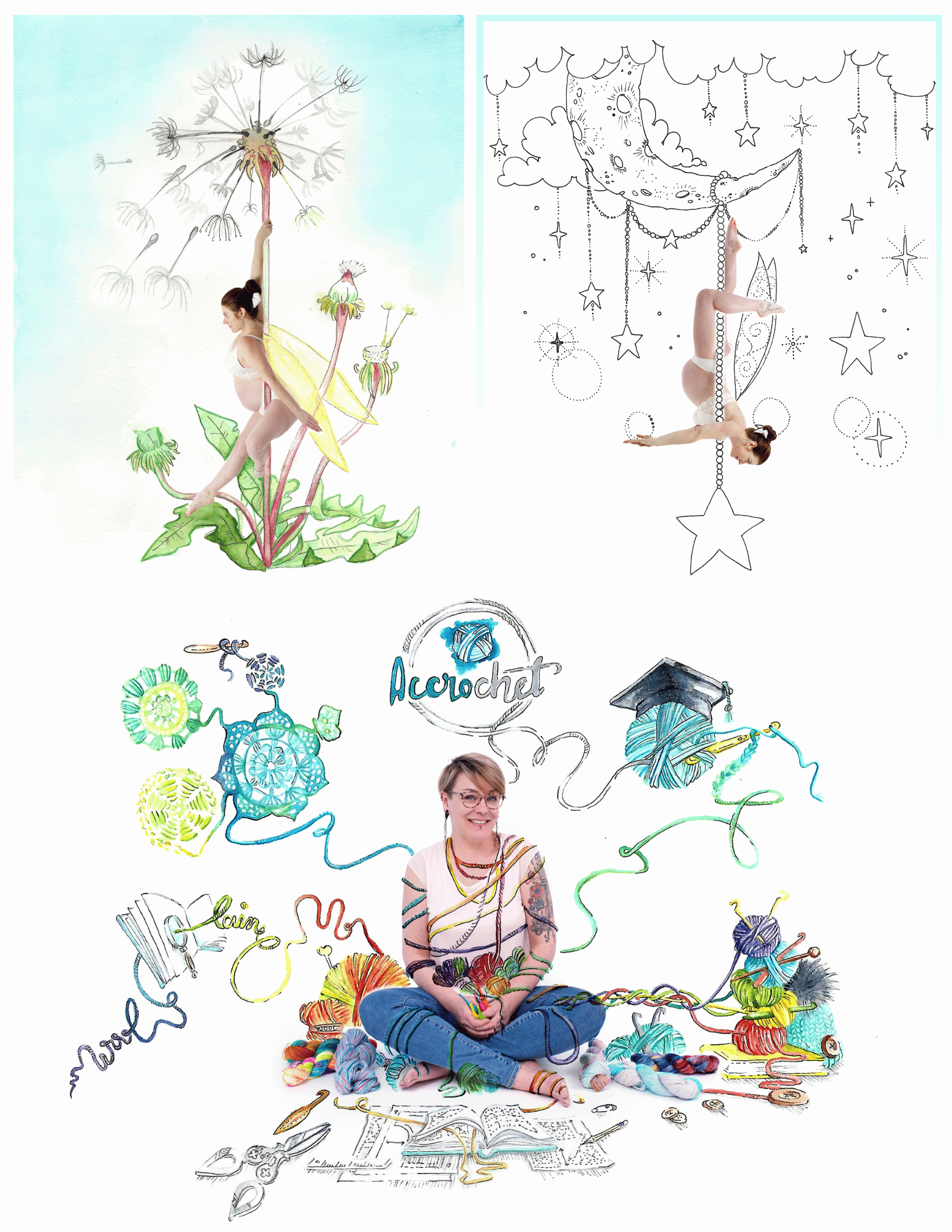 Illustration sur mesure pour personnaliser tous vos projets, dessin sur photo, photo illustré, customisé, peinture sur photo, souvenir de grossesse